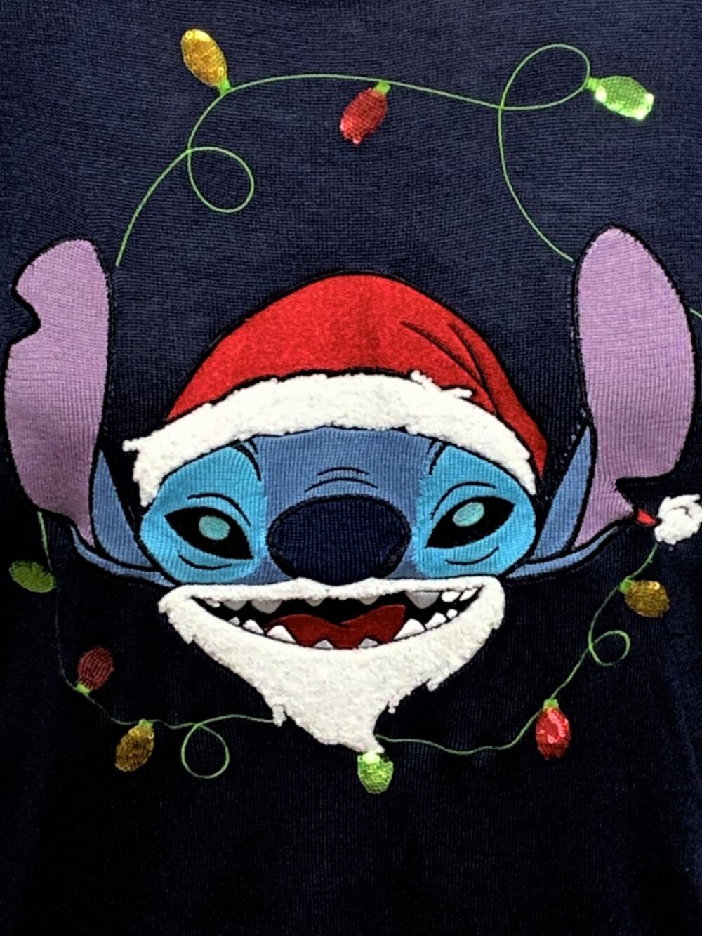 Torrid Ugly Christmas Sweater Disney Lilo & Stitch Santa Sequins Plus 6 30 - Picture 2 of 4